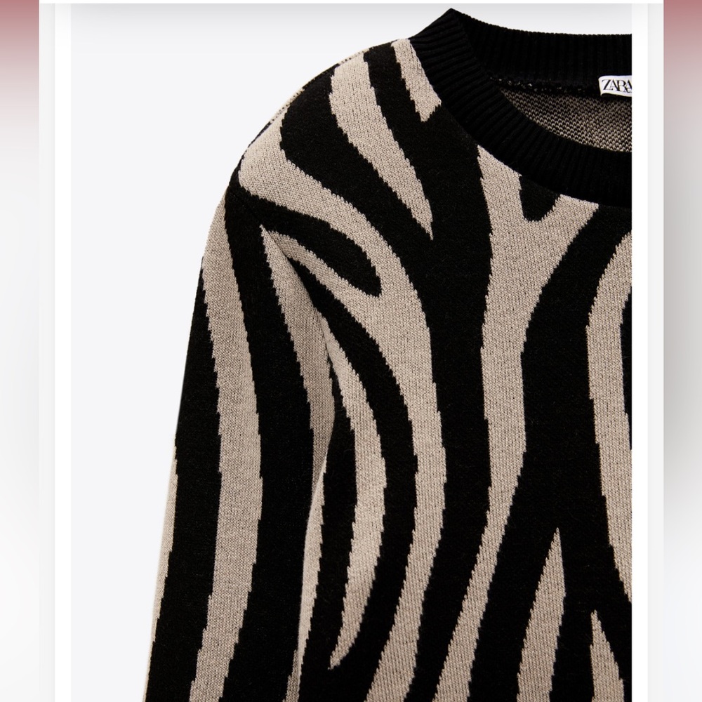 Zara Jaquard Sweater